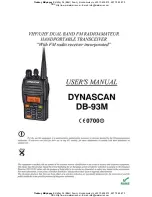 Dynascan DB-93M User Manual предпросмотр