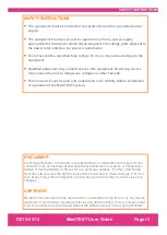 Preview for 3 page of Dynascan MediTEST User Manual