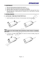 Предварительный просмотр 23 страницы Dynascan RL-300 Instruction Manual