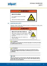 Предварительный просмотр 21 страницы Dynaset HG 1 User Manual