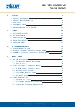 Preview for 4 page of Dynaset HPW 1000 User Manual