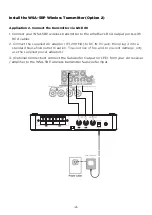 Предварительный просмотр 4 страницы Dynasty ProAudio WSA-5RP Manual