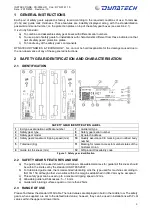 Preview for 9 page of Dynatech PR-2000 UD Instructions For Use And Maintenance Manual