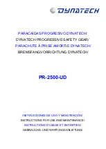 Preview for 1 page of Dynatech PR-2500-UD Series Instructions For Use And Maintenance Manual