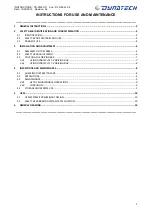 Preview for 9 page of Dynatech PR-2500-UD Series Instructions For Use And Maintenance Manual