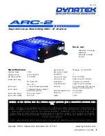 DYNATEK ARC-2 Manual preview