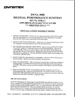 DYNATEK D3K2-1 Installation Instructions предпросмотр