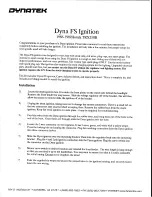 DYNATEK DFS1-11P Manual предпросмотр