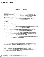 Предварительный просмотр 1 страницы DYNATEK DYNAFS Manual