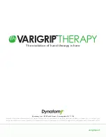 Предварительный просмотр 22 страницы Dynatomy VariGrip Therapy Instruction Manual