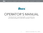 Предварительный просмотр 2 страницы Dynatron Dynatronics ibox Operator'S Manual