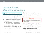 Предварительный просмотр 14 страницы Dynatron Dynatronics ibox Operator'S Manual