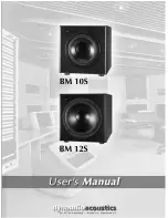 Dynaudio BM 10S User Manual preview