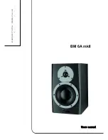 Предварительный просмотр 1 страницы Dynaudio BM 6A mkII User Manual