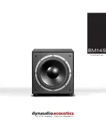 Dynaudio BM14S Operating Manual preview