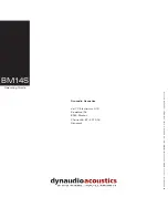 Preview for 32 page of Dynaudio BM14S Operating Manual