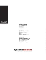 Preview for 30 page of Dynaudio BM9S Owner'S Manual