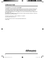 Предварительный просмотр 6 страницы Dynaudio DBM50 User Manual