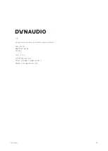 Предварительный просмотр 23 страницы Dynaudio LYD User Manual