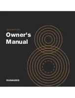 Dynaudio Special Forty Owner'S Manual предпросмотр