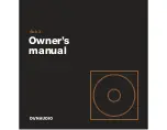 Предварительный просмотр 1 страницы Dynaudio Sub 3 Owner'S Manual