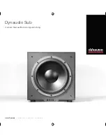 Dynaudio SUB 300 Owner'S Manual preview