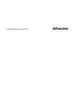 Предварительный просмотр 1 страницы Dynaudio SUB 600 Owner'S Manual