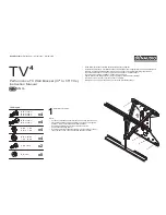 Предварительный просмотр 1 страницы Dynaudio TV4 Instruction Manual