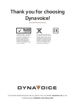 Предварительный просмотр 10 страницы DYNAVOICE CL-16 User Manual