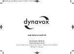 Предварительный просмотр 64 страницы DynaVox E-SA18 Instructions For Use Manual