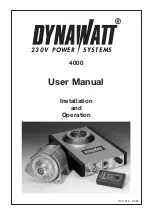 DYNAWATT 4000 User Manual предпросмотр