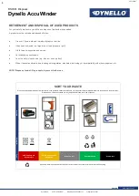 Preview for 9 page of Dynello Accu Winder Manual