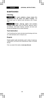 Preview for 17 page of Dynello Fastwinder RS0303 Instruction Manual