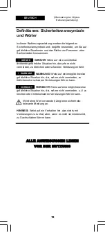 Preview for 19 page of Dynello Fastwinder RS0303 Instruction Manual