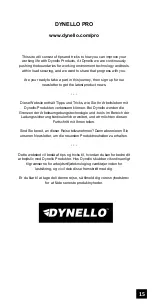 Предварительный просмотр 15 страницы Dynello RS0301 Instruction Manual