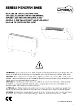 Preview for 1 page of Dynergy MINIFAN BASE Series Installation And Operating Manual