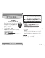 Dynex 8-SHEET DIAMOND SHREDDER DX-PS08DC09 User Manual preview