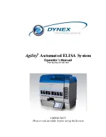 Preview for 1 page of Dynex Agility Automated ELISA System Operator'S Manual