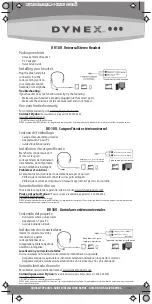 Dynex DX-18U Quick Setup Manual preview