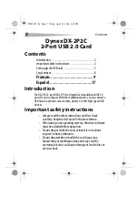 Preview for 2 page of Dynex DX-2P2C User Manual