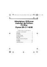 Preview for 3 page of Dynex DX-C114200 (French) Manual De L'Utilisateur