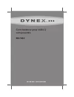 Dynex DX-CVS4 (French) Manual De L'Utilisateur preview