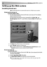 Preview for 4 page of Dynex DX-DTCAM - Web Camera User Manual