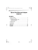 Preview for 2 page of Dynex DX-E101 Installation Manual