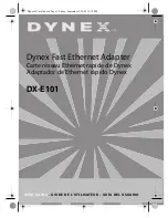 Предварительный просмотр 1 страницы Dynex DX-E101 User Manual