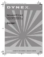 Preview for 1 page of Dynex DX-E201 User Manual