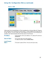 Preview for 23 page of Dynex DX-E401 - EN Broadband Router User Manual