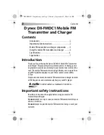 Preview for 2 page of Dynex DX-FMDC1 User Manual