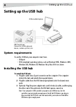 Preview for 4 page of Dynex DX-HUB23 - 4 Port USB 2.0 Hub User Manual