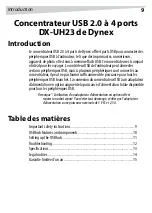 Preview for 9 page of Dynex DX-HUB23 - 4 Port USB 2.0 Hub User Manual